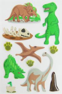 Wholesale MINI Animal Lovely Puffy Dinosaur Stickers , Promo Custom Foam Stickers from china suppliers