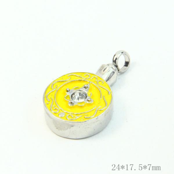 Fashion New Unique Design Stainless Steel Perfume Bottle Chain Necklace Pendant