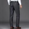 Buy cheap Adjustable White Black Chino Trousers for Men Spring Season Regular Fit Dress from wholesalers