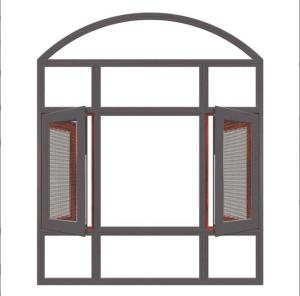 Wholesale Hanging Curtain Type Broken Bridge Aluminum Casement Windows for Glass 5 27A 55 9A 5 12A 5 from china suppliers