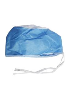 Wholesale Doctor / Nurse Sterile Disposable Head Cap With Tie Environment Friendly from china suppliers