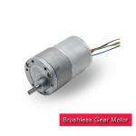 Home Appliance Brushless Gear Motor 12v 24v High Torque 37mm Offset Shaft For