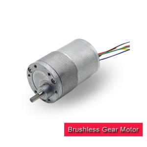 Wholesale Home Appliance Brushless Gear Motor 12v 24v High Torque 37mm Offset Shaft For Printer from china suppliers