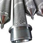 Melt Stainless Steel Filter Element Spiral Welded Perforated Center Tube