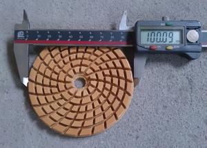 Wholesale 100MM Merrock Wet Dry Diamond Polishing Pads For Concrete / Granite Floor from china suppliers