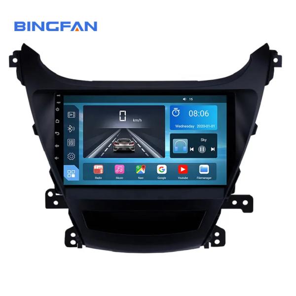 Hi-Fi Hi-Res 8 Core Car Audio For Hyundai Elantra 2014-2016 Car Radio Support