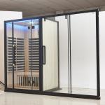 Wet Dry Steam 110V/220V/380V Sauna Room Far Infrared Light Therapy Room