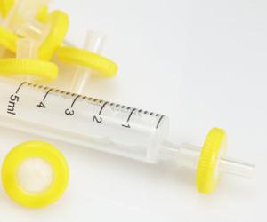 Wholesale Sample Preparation Filtration Glass Fiber Syringe Filter 13mm 0.45um / 0.7um 100/Pk from china suppliers