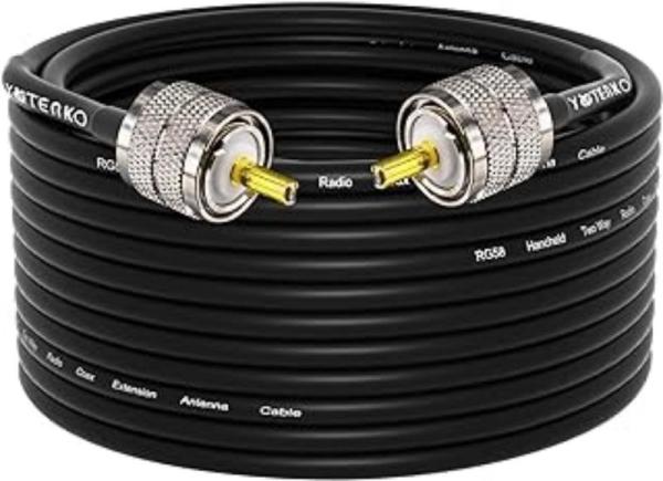 High Voltage Coaxial Cable 40KV Polyethylene Insulation Material 50 Ohms