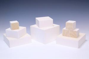 Wholesale White Catalytic Converter Cordierite Substrate , Custom White Ceramics from china suppliers