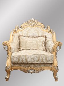 Wholesale CE ISO Classic Home Luxury Living Room Furniture Upholstery Wood Frame Sofa Set from china suppliers