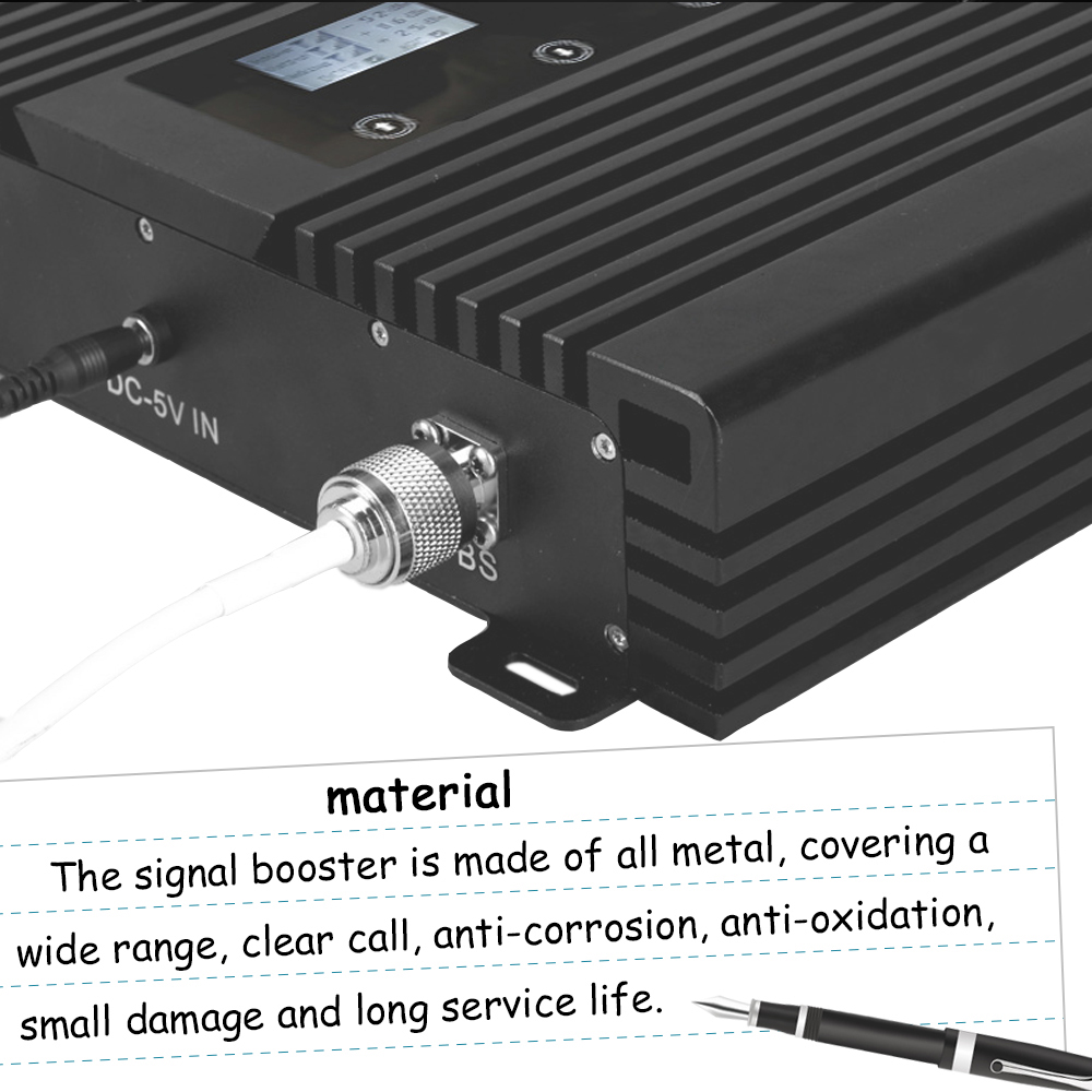 80dB Mobile Signal Amplifier Repeater Booster Multi Band 2G 3G 4G