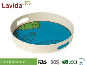 Wholesale Firm Durable Bamboo Fiber Tray Dishwasher Safe Tasteless For Restaurant / Cafeteria from china suppliers