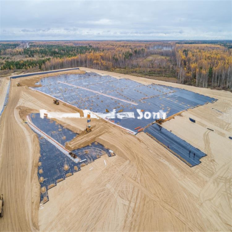 Environmentally-friendly HDPE geomembrane plastic liner for fish farm pond liner