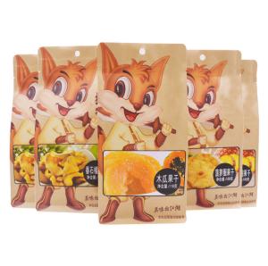 Wholesale Snack Food Dried Fruit popcorn Kraft Paper Packaging Bag ODM 130x200+70mm from china suppliers