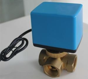 Wholesale Low Pressure 3 Way Electric Motor Ball Valve On Off / 3 Point Floating Type from china suppliers
