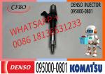 High Quality Diesel Fuel Injector 095000-0801 6156113100 6156-11-3100 For