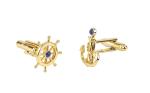 Decorative Sewing Gold 1" Military Metal Shank Buttons For Shirts Coat