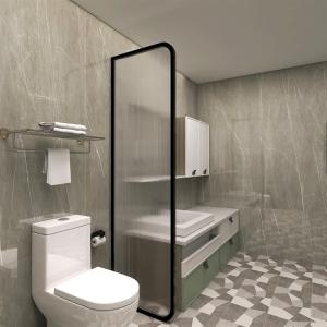 Wholesale 8mm Tempered Glass Shower Screen Restroom Cubicles Divisions from china suppliers