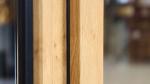 ODM Casement Aluminum Tilt And Turn Windows Woodgrain color