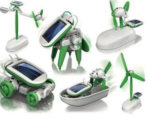 Wholesale Robot Building Kits Solar Powered Robot 6 In 1 For Children Education from china suppliers