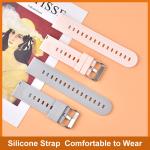 Colorful 22mm Silicone Watch Strap With Simple Stylish For Sports