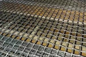 Wholesale 5cm Hole Size Iron Black Woven Wire Mesh Hot Dipped Galvanized from china suppliers