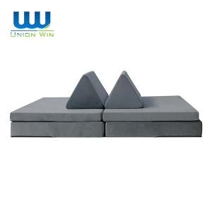 Wholesale 6pcs foam made kids play couch with washable cover for indoor use from china suppliers