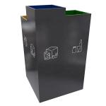 Receptacle 400mm 40L Multi Compartment Trash Bin