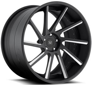 Wholesale 2PC Porsche 718 Forged Aluminum Alloy Rims Cayman 19x8.5 19x11 Matt Barrel Gloss Spoke from china suppliers