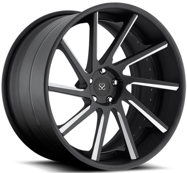 2PC Porsche 718 Forged Aluminum Alloy Rims Cayman 19x8.5 19x11 Matt Barrel Gloss
