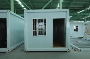 Wholesale Rugged Corrosion Resistant Flat Packed Container House Moveable Living Storage Space from china suppliers
