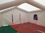 Adult Big White Inflatable Shelter Tent , Durable Inflatable Camping Shelter