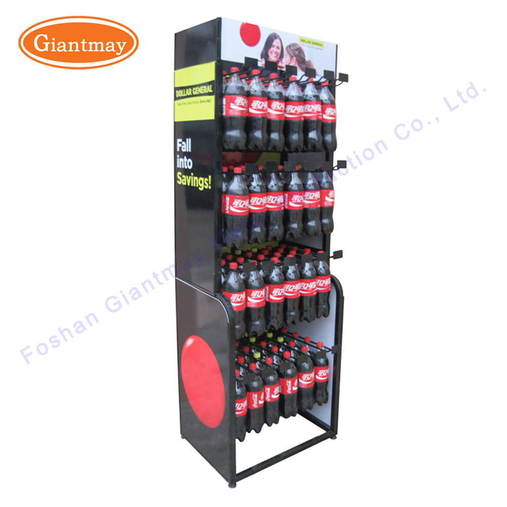 Drink Rack Water Energy Bottle Shelf Beverage Display Stand