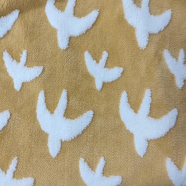 Jacquard Shu Velveteen Fabric 300gsm For Coat Sofa Cover 100% Polyester Plush