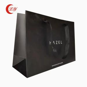 Wholesale Eco-Friendly Black Gift Paper Bags with Your Own Logo Made in from Recycled Materials from china suppliers