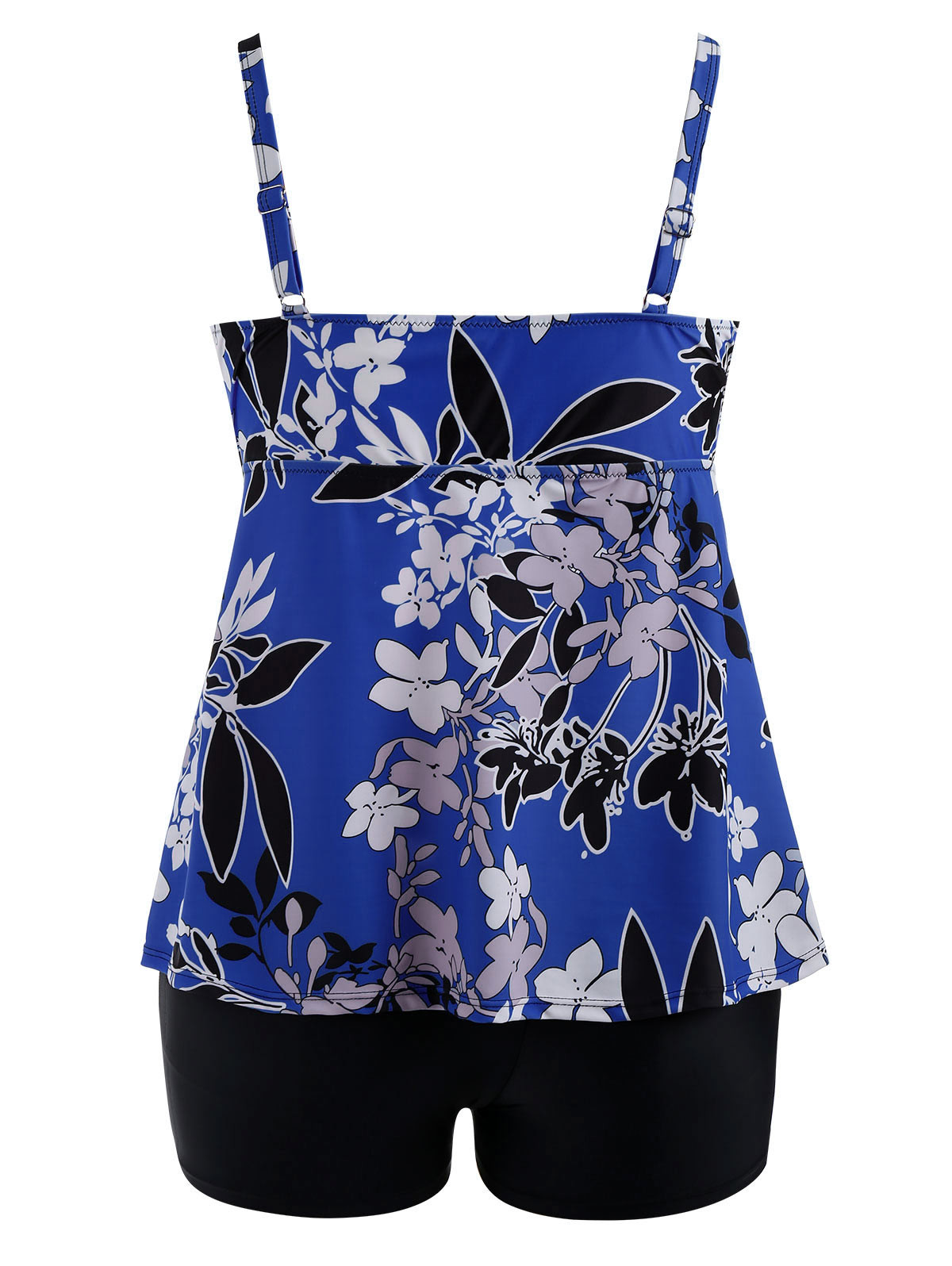 2018 New Plus Size One piece Swimsuit Floral Print Swimsuit Women Push up with