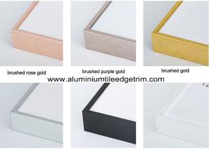 Wholesale Colored Metal Picture Frame Mouldings In Lengths For Canvas / Oil Painting from china suppliers