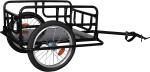 Foldable Bike Cargo Trailer with Bike Hitch, Bicycle Wagon Trailer with 16"