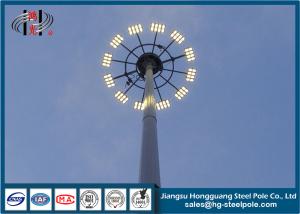 Wholesale Polygonal Steel Tubular Flood Light Poles , Stadium Lighting Pole from china suppliers