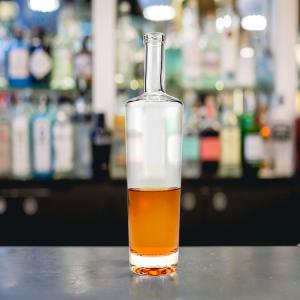 Wholesale 700ml Clear Tall Glass Bottle for Liquor Whisky Tequila Xo Spirits Vodka Gin Rum Brandy from china suppliers