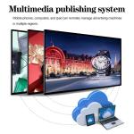 Wall Mounted Digital Display for Retail Stores , Hanging Android Advertising