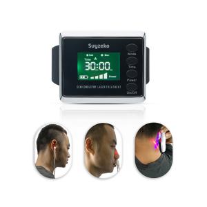 Wholesale Red Blue Light Therapy Diabetes Wrist Watch Low Level Cold Laser 650nm 450nm from china suppliers
