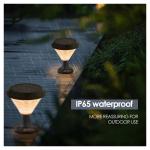 Solar Bollard Lights ABS Material Polycrystalline Sloar Panels Epistar SMD
