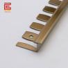 Buy cheap CE ISO 6mm Stainless Steel Tile Trim Metal Brass Tile To Tile Floor Trim from wholesalers