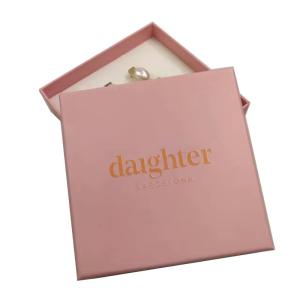 Wholesale Custom Logo Necklace Earrings Jewelry Gift Packaging Box With Foam Insert Rigid Cardboard Box For Rings And Bracelets from china suppliers