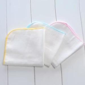 Wholesale Small Pure Cotton Handkerchiefs Facial Customized Layers Plain Style from china suppliers