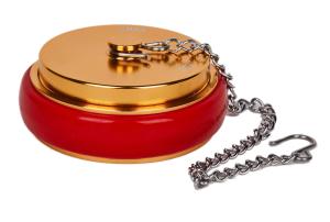 Wholesale Gold Color Machino Coupling Female Cap With Chain - Strong Lightweight - 65mm (2.5&quot;) from china suppliers