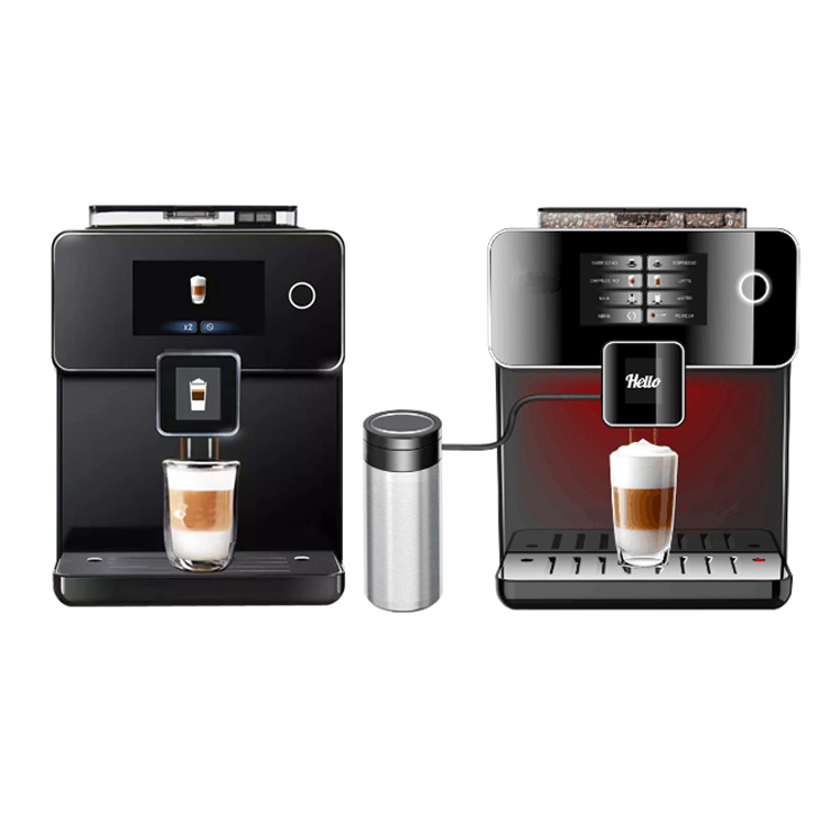 7'' Screen Automatic Coffee Making Machine , 1.8L Automatic Grinder Coffee Machine
