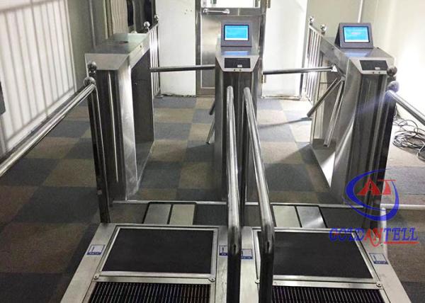 Full Automatic Stainless Steel Turnstile Door Access Turnstiles 600mm Face